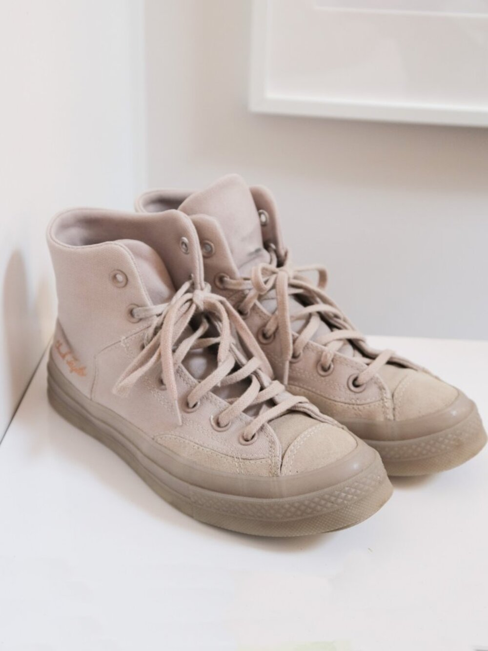 CONVERSE 'Wonder Stone' Chuck 70 Marquis High Top Sneakers, Unisex Suede Canvas